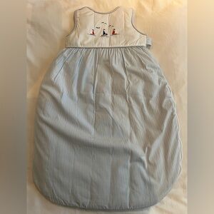 Striped Blue Kids Pajamas Sleep Sack